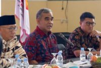 Sekjen Partai Gerindra, Ahmad Muzani saat menghadiri pertemuan silaturahmi dengan para kepala daerah terpilih yang diusung Partai Gerindra di Provinsi Lampung/Ist