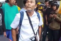 Bripka Agus Simanjuntak, anggota Subdit Jatanras Ditreskrimum Polda Lampung. Foto: Capture.