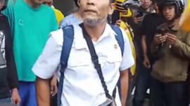 Bripka Agus Simanjuntak, anggota Subdit Jatanras Ditreskrimum Polda Lampung. Foto: Capture.