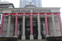 Gedung Mahkamah Konstitusi.