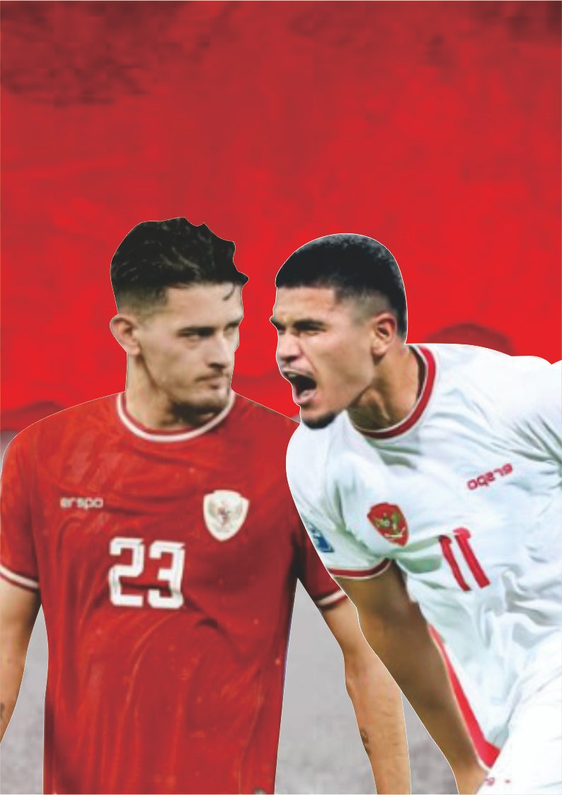 Foto : Ragnar Oratmangoen dan Justin Hubner (admin)  